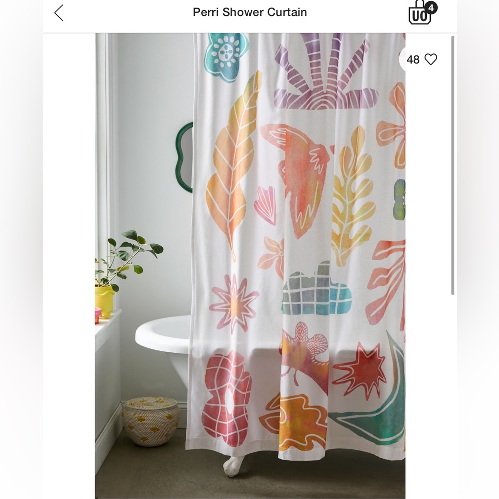 Urban Outfitters Shower Curtain